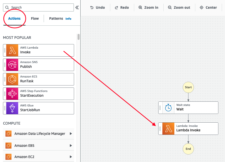 5 - Add Lambda Invoke to AWS Step Function