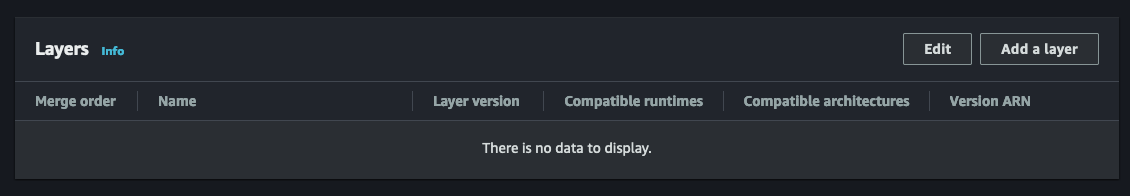AWS Lambda Function Layers